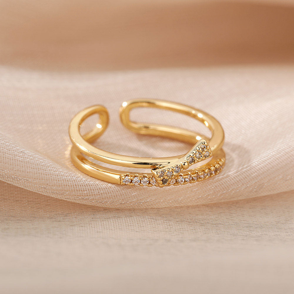Maurelynn | Pierścionek 18K Złoty
