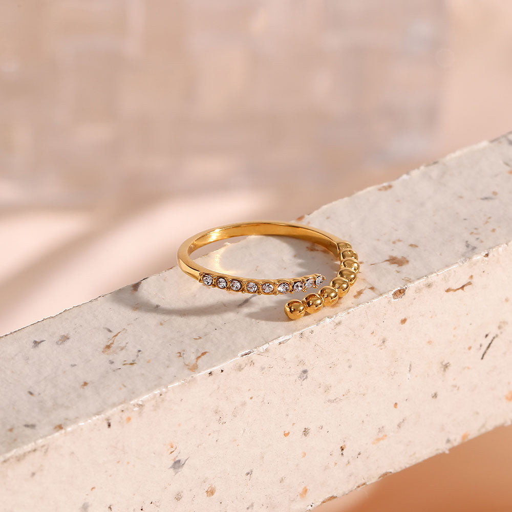 Sereliette | Pierścionek Shine 18K Złoty