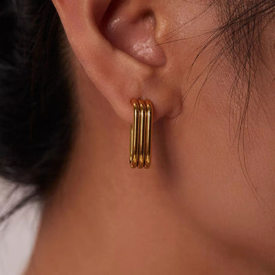 Charimelle | Kolczyki 18K Złoto