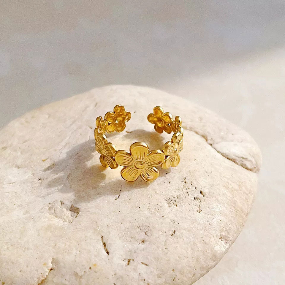 Thalireine | Pierścionek 18K Złoto