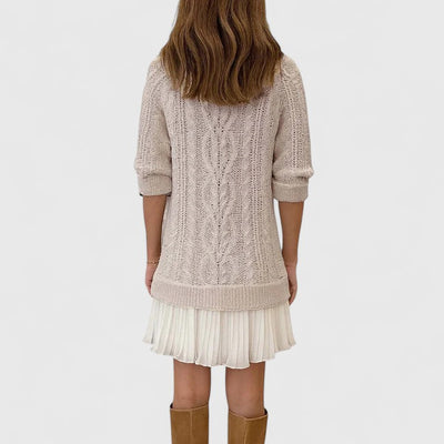 Ashlyndora | Elegancka Sukienka Swetrowa
