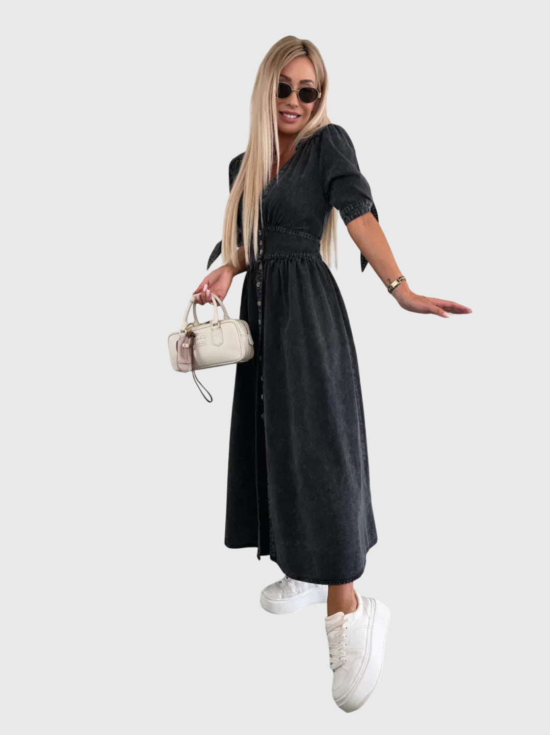 Sophia™ | Stylowa Sukienka Dżinsowa
