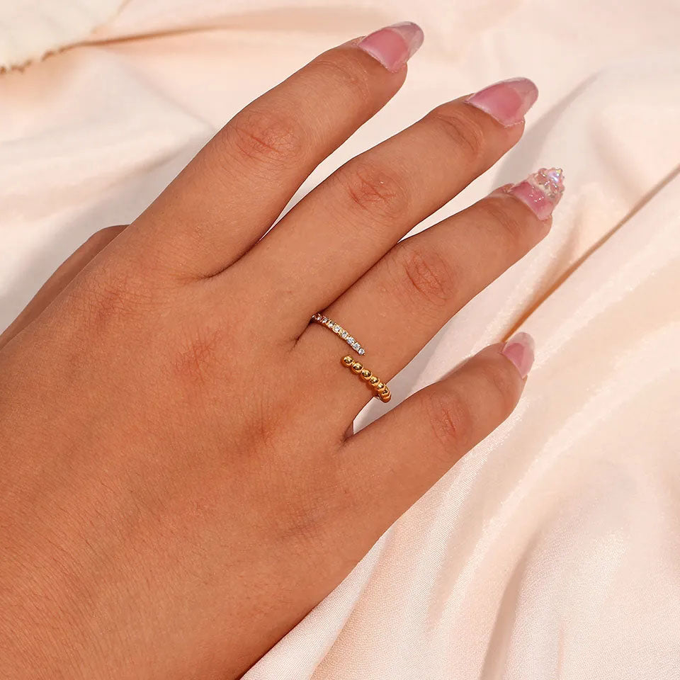 Sereliette | Pierścionek Shine 18K Złoty