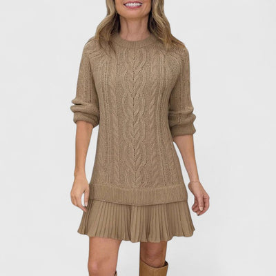 Ashlyndora | Elegancka Sukienka Swetrowa