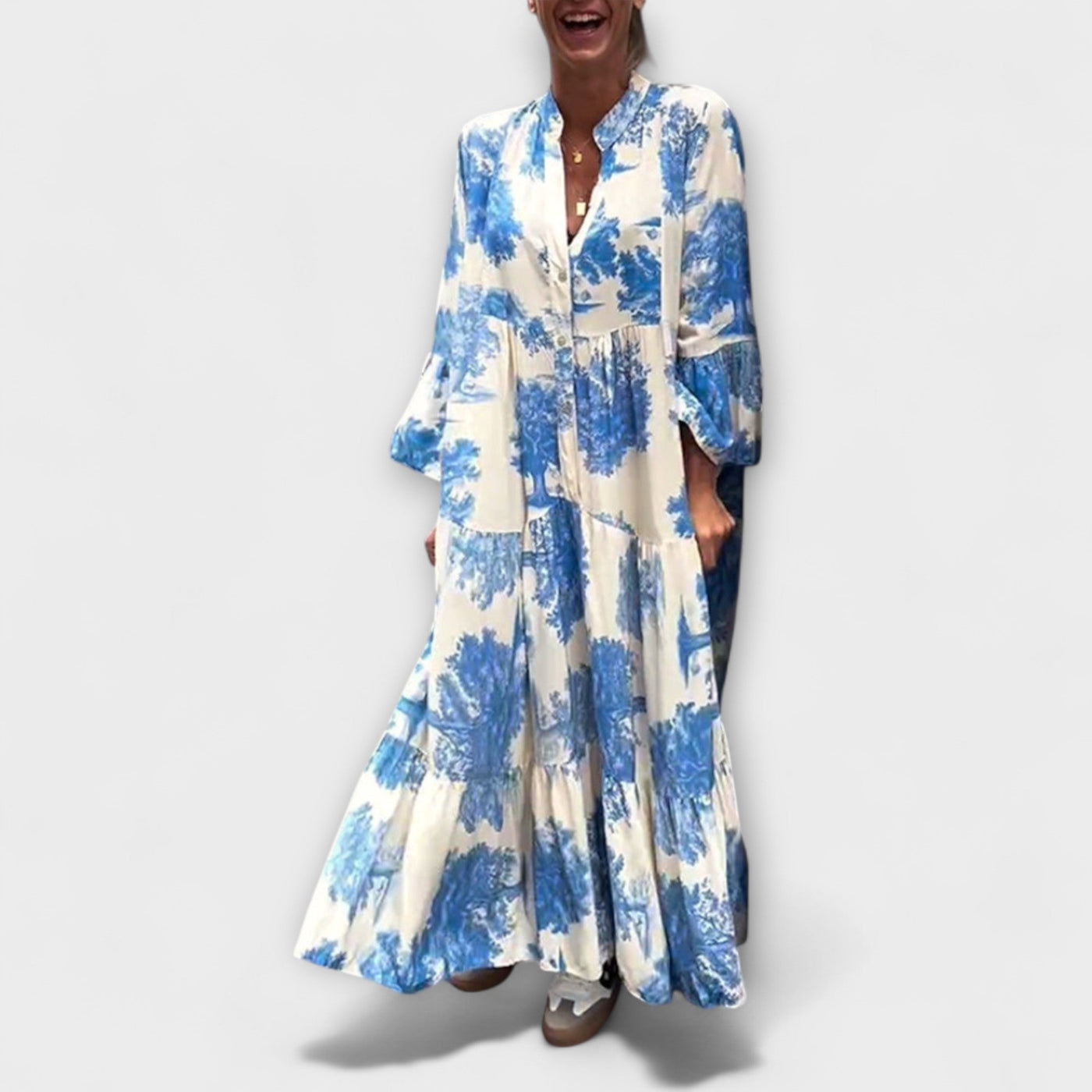 Mariveth | Elegancka Maxi Sukienka