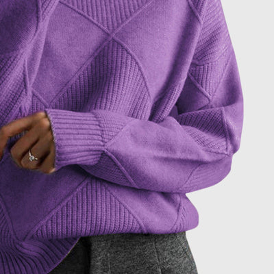 Angela™ - Sweter z wysokim kołnierzem