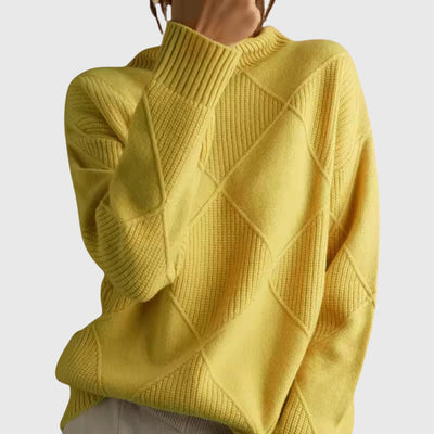 Angela™ - Sweter z wysokim kołnierzem