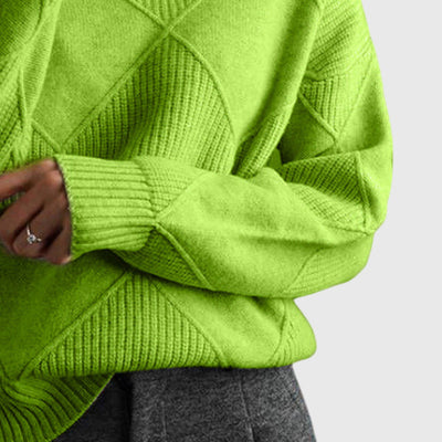 Angela™ - Sweter z wysokim kołnierzem