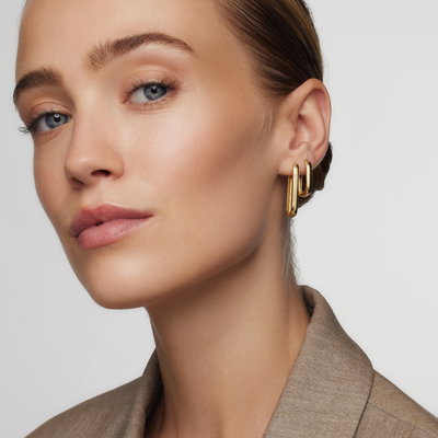 Vivarynne | Ikoni Kolczyki 18K Złoto