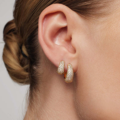 Venazelle | Kolczyki 18K Złoto