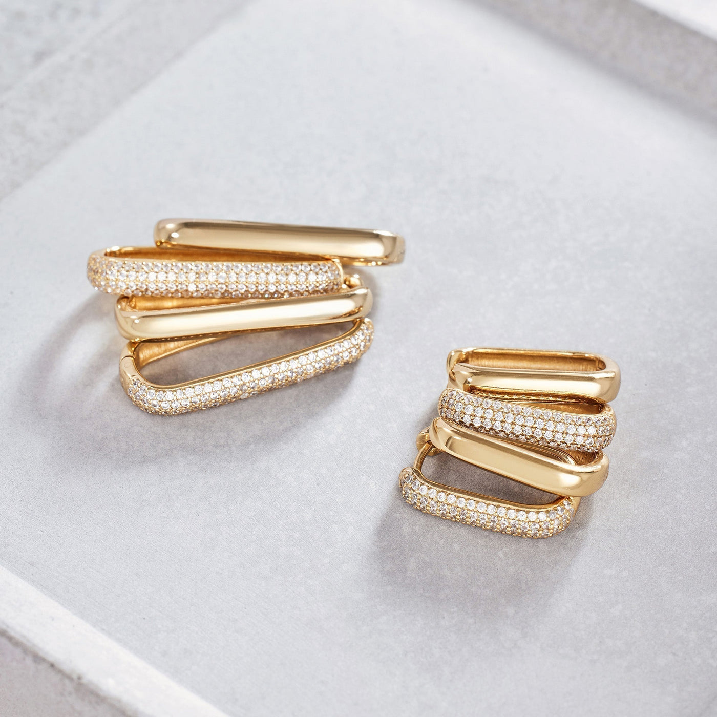 Vivarynne | Ikoni Kolczyki 18K Złoto