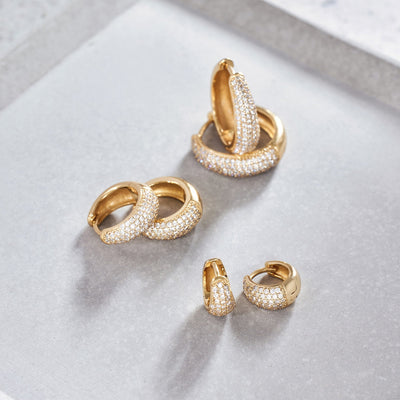 Venazelle | Kolczyki 18K Złoto