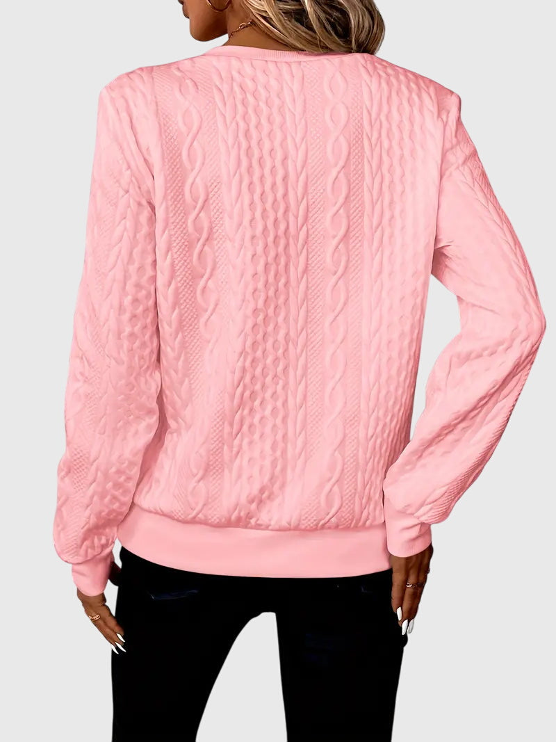 Nora™ | Sweter z zamkiem błyskawicznym