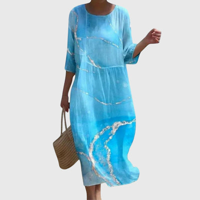 Hayley™ | Stylowa Kwiatowa Sukienka Maxi