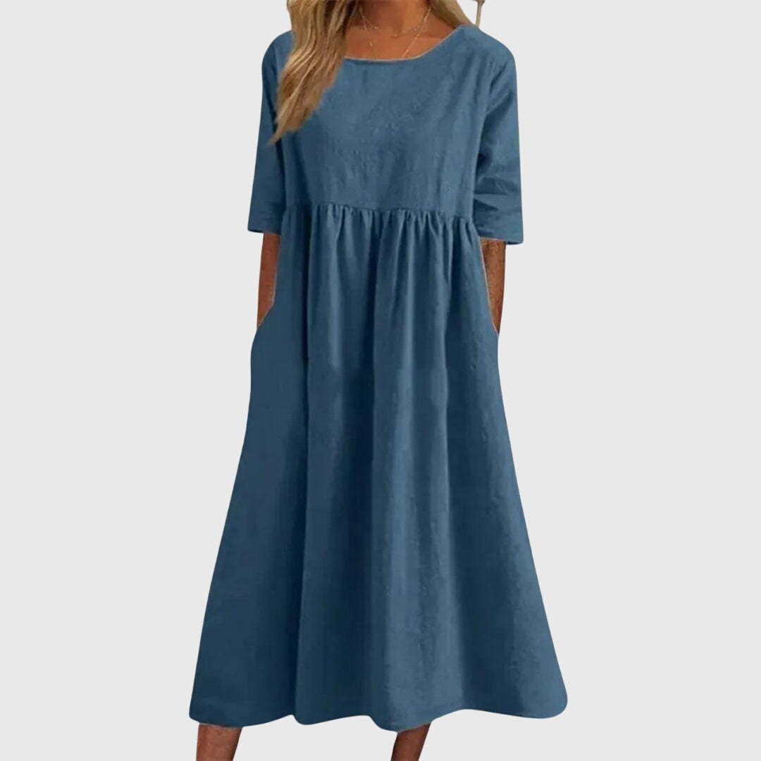 Haisley™ | Elegancka Sukienka na Krótki Rękaw