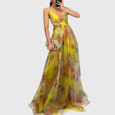 Giselle™ | Kwiatowa Maxi Sukienka
